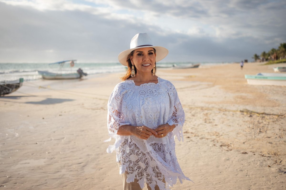 Gobernadora Mara Lezama reafirma acceso gratuito a playas del Parque Nacional del Jaguar en Tulum