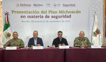 Secretaría de Marina presenta Operación Michoacán por la Paz y la Justicia con más de 1,700 elementos navales