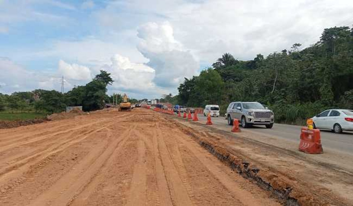 SICT supervisa avances en la modernización de la carretera Macuspana-Escárcega
