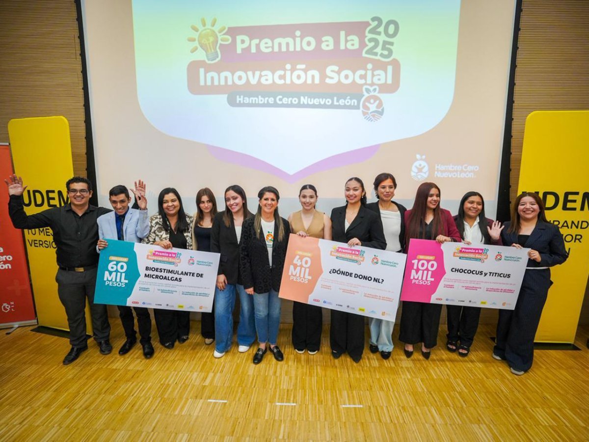 Premio a la Innovación Social Hambre Cero 2025 reconoce proyectos universitarios contra el hambre en Nuevo León