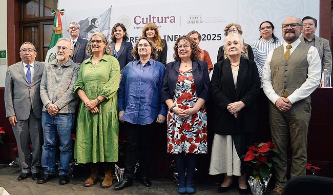 INEHRM entrega Premios 2025 para fortalecer la investigación histórica en México