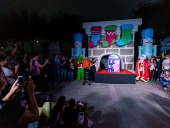 Inauguran Luztopía 2025, el festival de luces navideñas más grande de México en Parque Fundidora