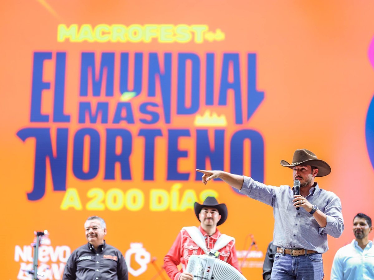 Samuel García anuncia apoyos históricos al magisterio en marco del Macro Fest 'El Mundial Más Norteño'