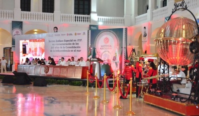 Lotería Nacional celebra en Veracruz el Sorteo Zodiaco Especial por el Bicentenario marítimo