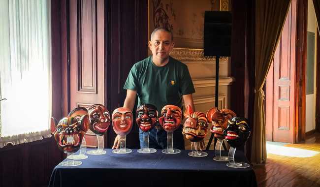 Museo Nacional de la Máscara recibe donación de piezas peruanas y anuncia encuentro internacional 2026