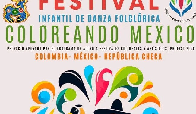 Festival Infantil de Danza Folclórica Coloreando México reunirá agrupaciones de cuatro países en Jalisco
