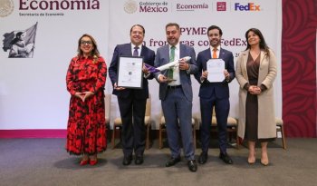 Secretaría de Economía y FedEx firman convenio para fortalecer exportaciones de Mipymes mexicanas