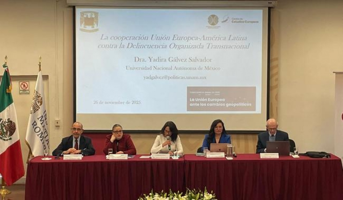Unión Europea ante cambios geopolíticos impulsa análisis en conferencia del IMR y la UNAM