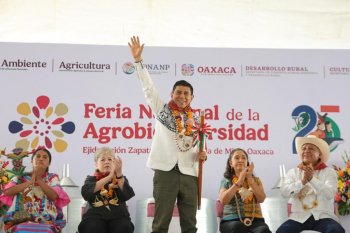 Oaxaca inaugura primera Feria Nacional de Agrobiodiversidad destacando riqueza genética del maíz nativo