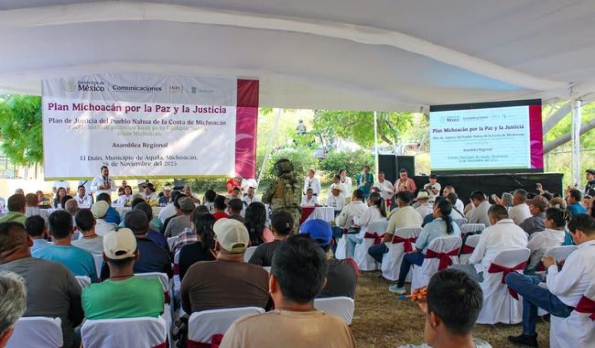 Inicia construcción del Plan de Justicia para el Pueblo Nahua de la Costa de Michoacán