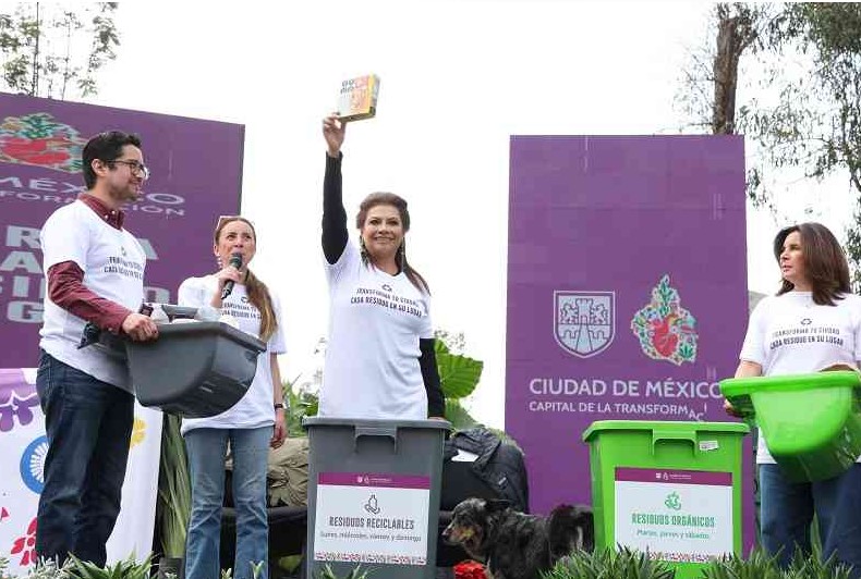CDMX lanza campaña «Transforma tu ciudad» y avanza hacia nueva gestión integral de residuos