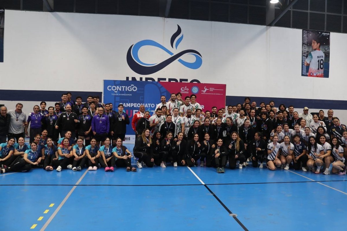 Querétaro alberga Campeonato Nacional Premiere de Balonmano y equipo local logra tercer lugar
