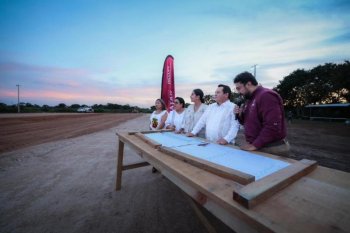 Gobierno de Yucatán moderniza campo deportivo en Ticopó con inversión de 4 millones de pesos