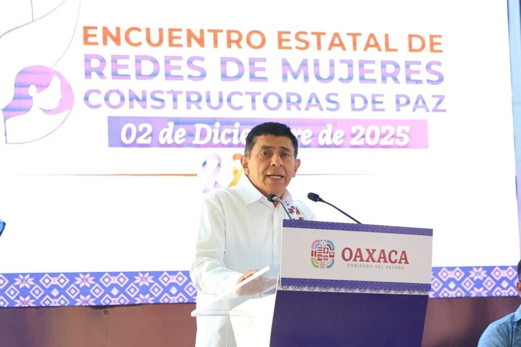 Gobernador Salomón Jara inaugura Tercer Encuentro Estatal de Redes de Mujeres Constructoras de Paz en Oaxaca
