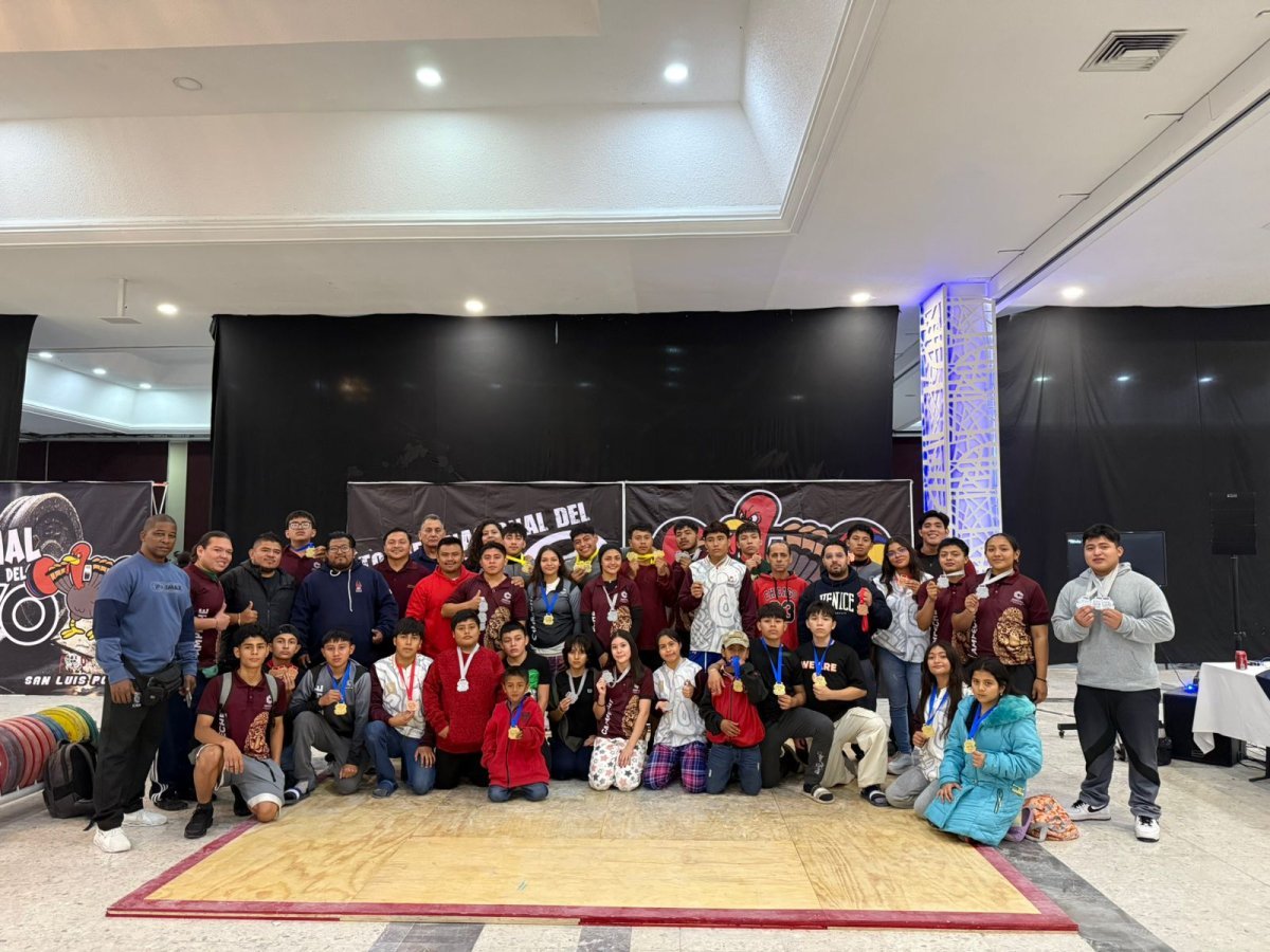 Levantamiento de pesas de Campeche cierra el año con 53 medallas en Torneo Nacional del Pavo