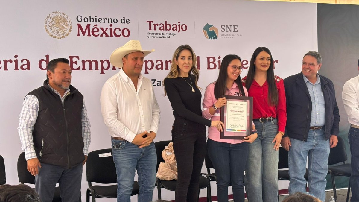 Gobierno de Zacatecas coloca a más de 9 mil personas en empleo formal durante el Año del Bienestar 2025
