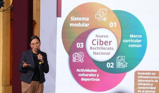 Anuncian construcci&oacute;n de 130 Ciberbachilleratos en 107 municipios para 2026