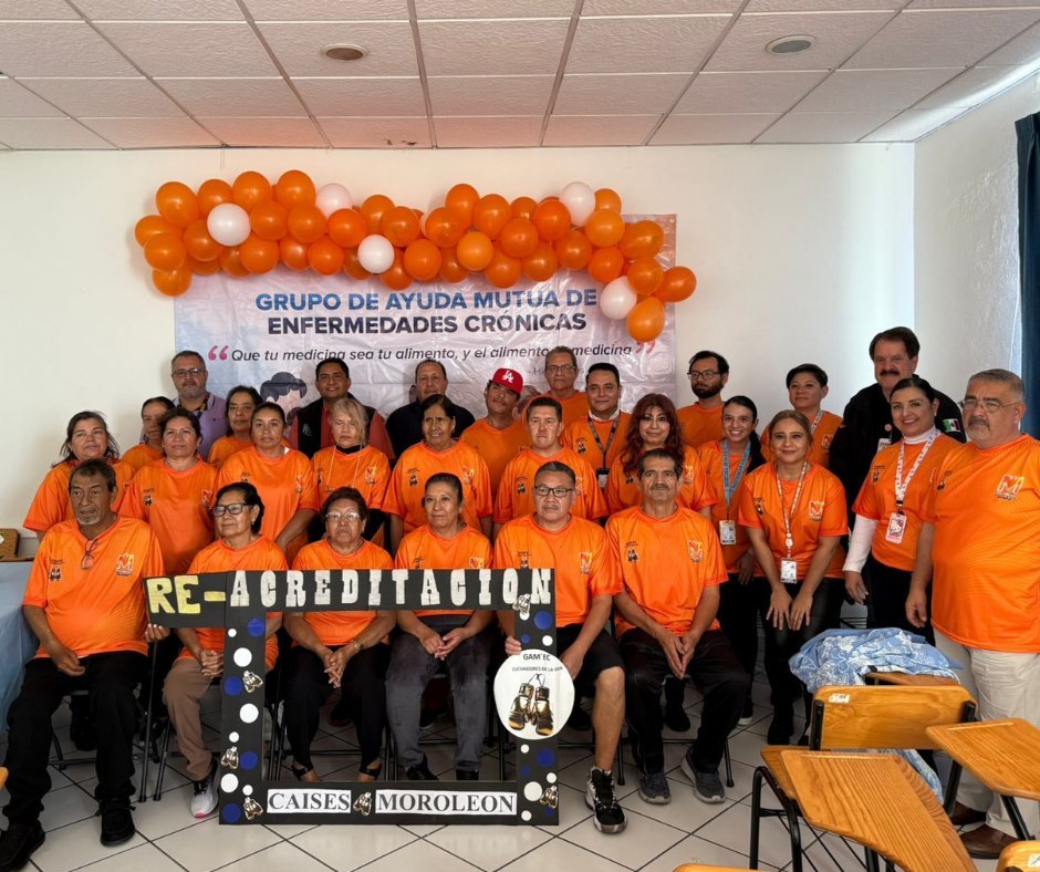 Grupo de Ayuda Mutua 'Luchadores de la Vida' en Moroleón logra reacreditación por resultados en salud