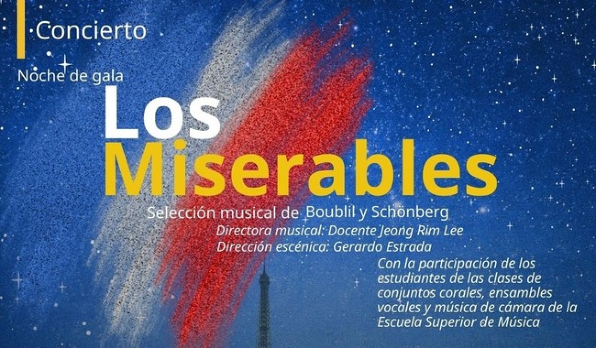 La ESM ofrecerá una Noche de Gala con escenas de Los miserables en el Cenart