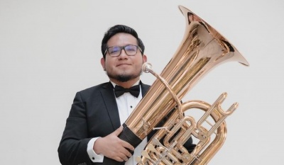 Jorge Soriano presentará un recital para tuba como examen profesional en el Conservatorio Nacional de Música