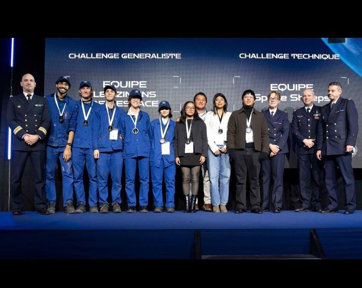 Estudiante de la UPQ obtiene segundo lugar en hackatón internacional de comando espacial francés
