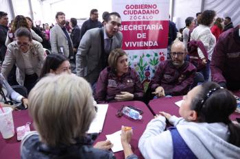 Clara Brugada encabeza audiencia pública 52 y fortalece atención ciudadana en el Zócalo de Gobierno