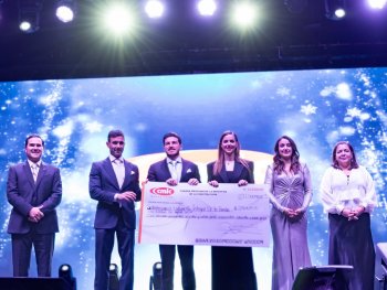 Gobernador de Nuevo León recibe donativo de la CMIC para DIF y destaca inversión récord en obra pública