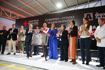 Gobernadora Tere Jiménez inaugura Clínica de la Cruz Roja en Aguascalientes, sede de la convención nacional 2026