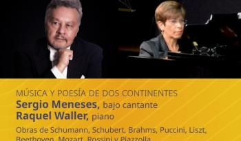 MUNAL recibe el concierto Música y poesía de dos continentes con Sergio Meneses y Raquel Waller