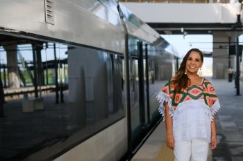 Este diciembre, el Tren Maya fortalece el turismo y la movilidad en Quintana Roo: Mara Lezama