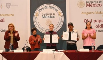 Gobierno federal entrega más de 3 mil hectáreas al pueblo Ódami y anuncia incorporación a Sembrando Vida