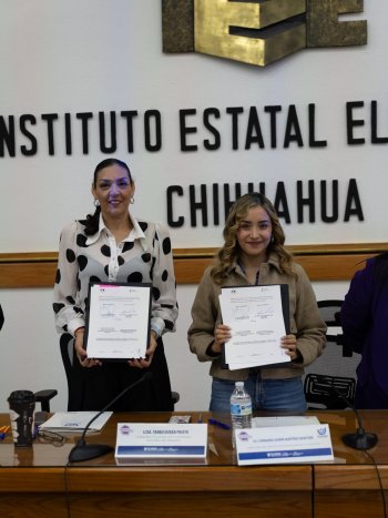 Ichijuv e IEE formalizan convenio para fomentar participación juvenil en democracia y civismo