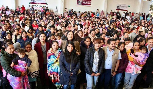 Gobierno universaliza programa de Madres Trabajadoras en comunidades ind&iacute;genas de Michoac&aacute;n y destaca pensi&oacute;n como derecho constitucional