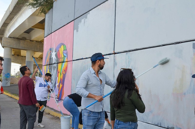 Subsecretar&iacute;a de Derechos Humanos impulsa Mural Colaborativo en Tlajomulco con participaci&oacute;n ciudadana