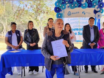 Certifican a La Ladera y San Jerónimo como Comunidades Saludables en Guanajuato