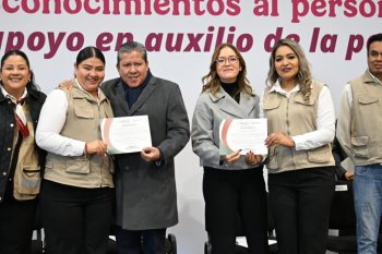 Gobierno de México y Gobernador David Monreal reconocen labor de personal en auxilio a la población