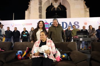 David Monreal encabeza en Plateros la Posada de la Paz y el Bienestar más grande del estado