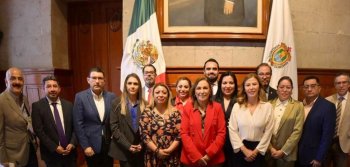 Gobernadora Rocío Nahle reafirma compromiso de justicia efectiva en encuentro con magistrados federales