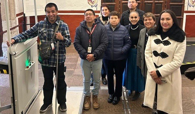 INAH y Banamex inauguran sistema de accesibilidad en el Museo Nacional del Virreinato