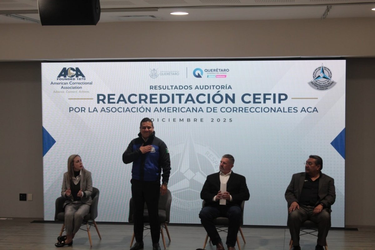Sistema Penitenciario de Quer&eacute;taro obtiene calificaci&oacute;n perfecta en auditor&iacute;a internacional