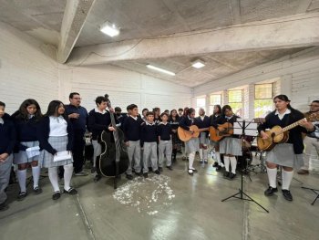 Banda musical de Telesecundaria 55 en Abasolo celebra tres años de formación artística