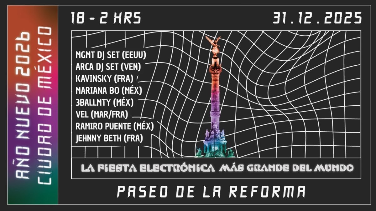 Paseo de la Reforma se convertir&aacute; en pista de baile para recibir el 2026