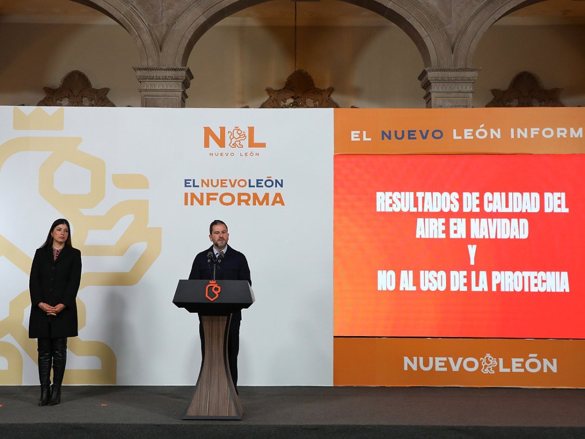 Navidad 2025 registra reducci&oacute;n hist&oacute;rica de contaminaci&oacute;n por pirotecnia en Nuevo Le&oacute;n