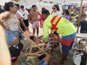 Protección Civil emite alerta por malaguas en playa Santiago de Manzanillo tras incidente con menor