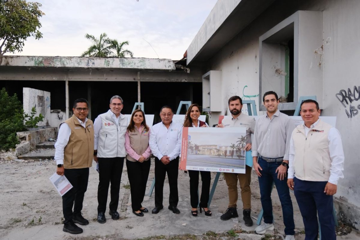 Anuncian Mara Lezama y Alejandro Svarch recuperaci&oacute;n del antiguo hospital Kumate para construir el Hospital Materno Infantil de Canc&uacute;n
