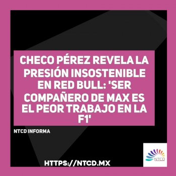 Checo Pérez revela la presión insostenible en Red Bull: 'Ser compañero de Max es el peor trabajo en la F1'