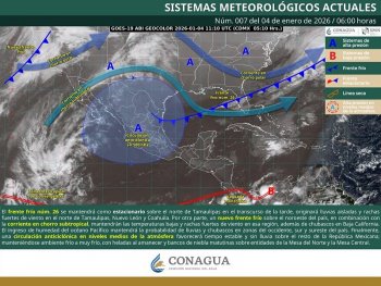 Frente frío 26 no afectará Oaxaca por sistema de bloqueo; prevén tiempo estable y temperaturas frías