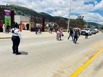 Policía Vial Estatal despliega 480 elementos y 135 unidades por Día de Reyes en Oaxaca