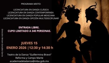 Academia de la Danza Mexicana presenta Temporada de Prácticas Escénicas 2026 en el CCB