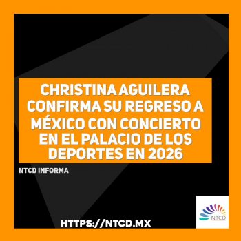 Christina Aguilera confirma su regreso a México con concierto en el Palacio de los Deportes en 2026